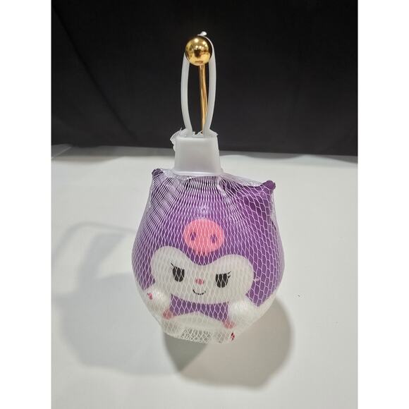 Kuromi Sanrio 5 Piece Bundle-1 Pen, 2 Plush Charms, 1 Stress Ball, 1 Key Chain - Picture 6 of 6